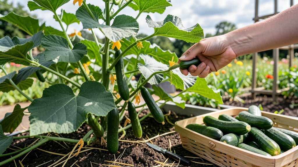 When to Pick Cucumbers From Garden: 5 Signs of Peak Freshness for Crisp Harvests