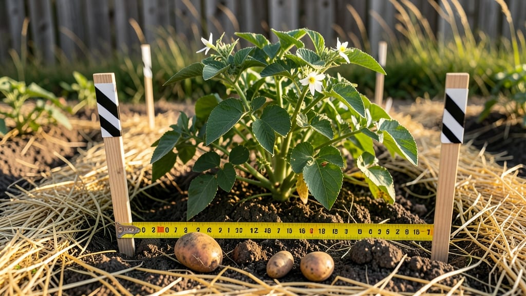 Potato Spacing in Garden: Row Layout Secrets for Disease-Free Yields