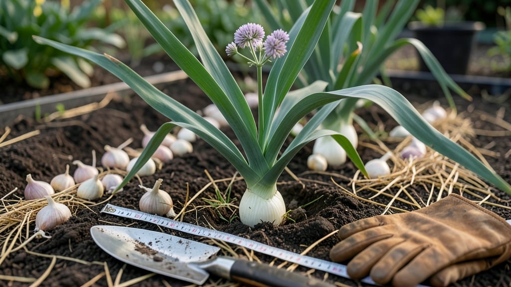 Garlic Spacing in Garden: Plant 4-6 Inches Apart for Maximum Yield