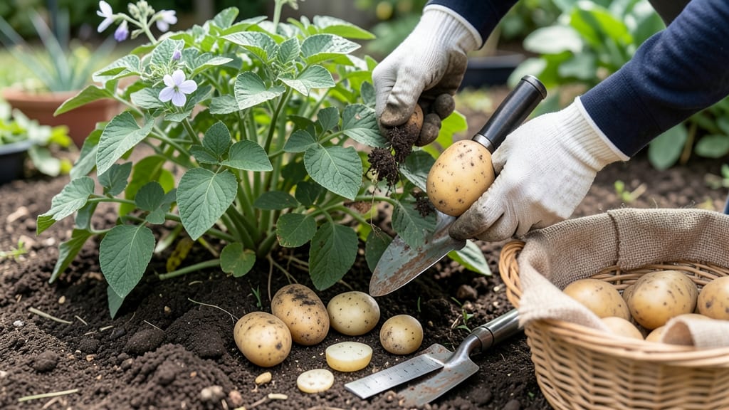 When to Harvest Potatoes From Garden: 3 Signs Your Tubers Are Ready (No Digging Mistakes)