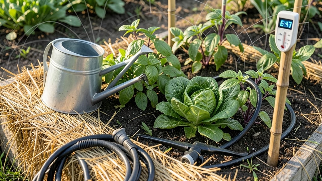 Best Time of Day to Water Vegetable Gardens: Morning Mist Spray for Root Health