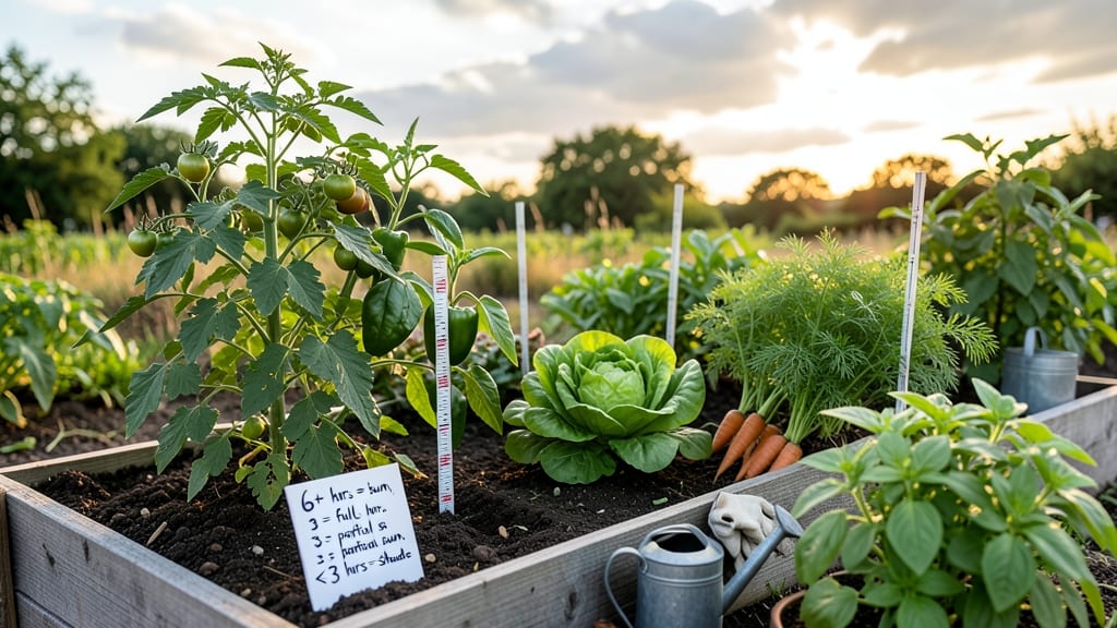 How Much Sun Does a Vegetable Garden Need: Plant-Specific Hours for Best Yields