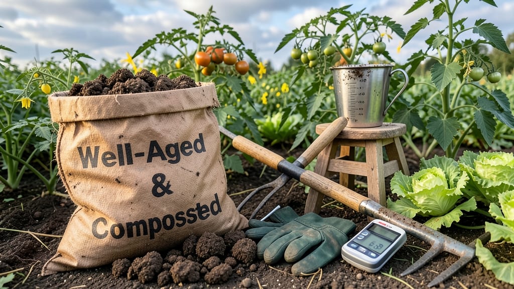 How Much Cow Manure for Garden: Exact Ratios by Plant Type and Aging Time