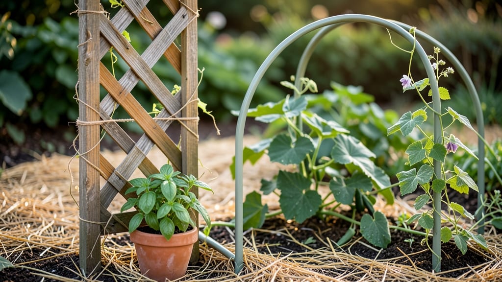 Garden Bed Trellis Ideas: 15 Space-Saving Designs for Climbing Plants