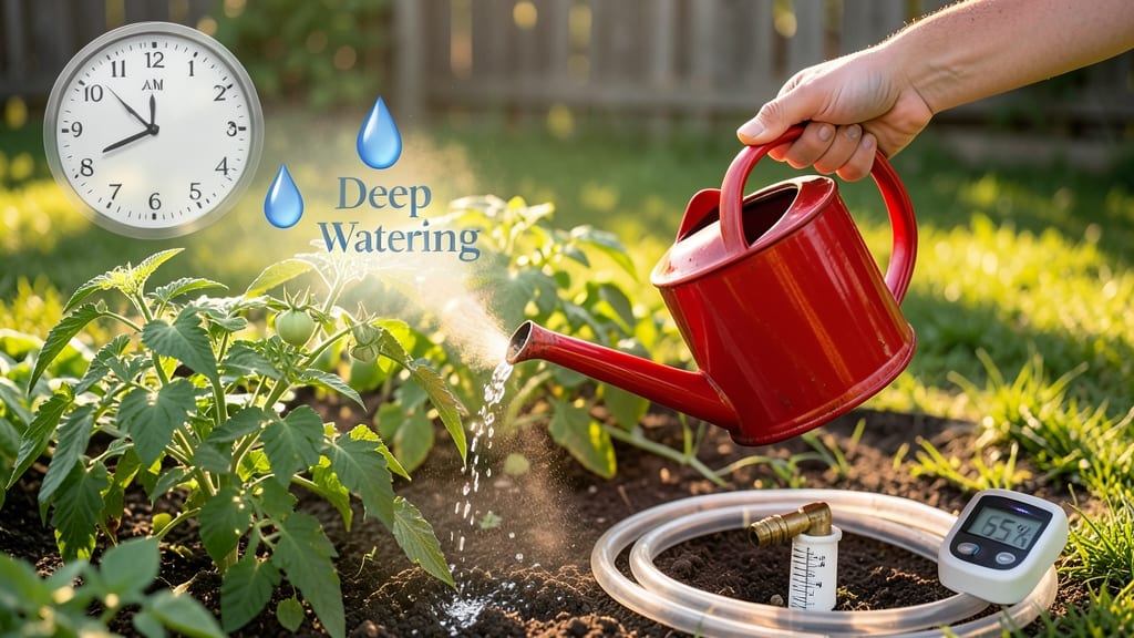 How Often Should You Water a Veggie Garden: Soil Check Method for Perfect Moisture