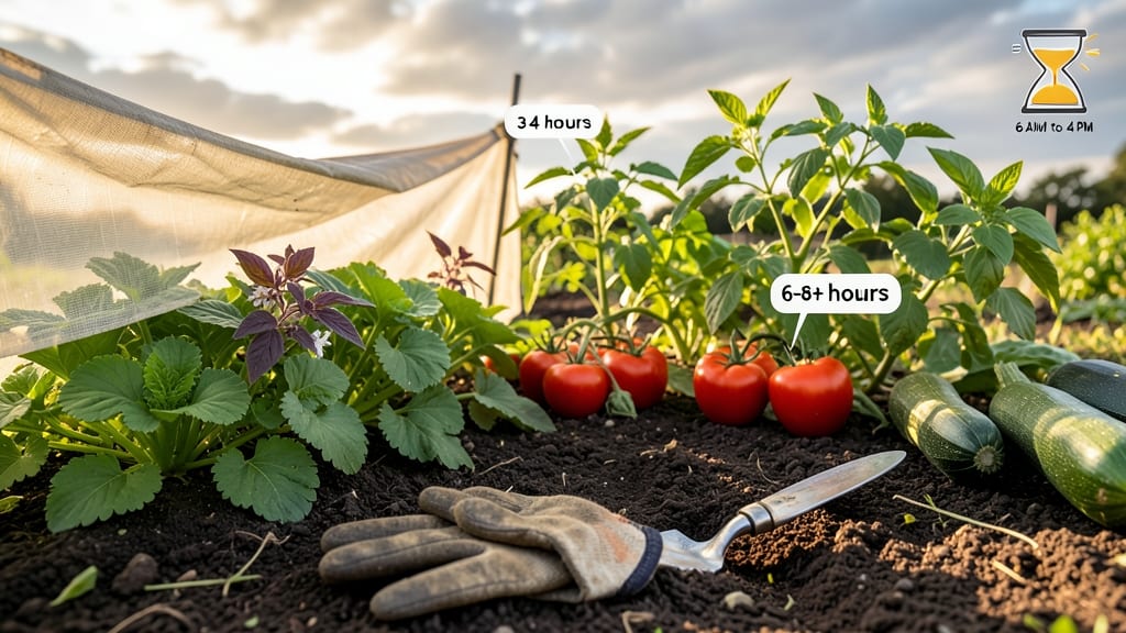 How Many Hours of Sun Does a Vegetable Garden Need: Zone-Specific Light Rules for Peak Yields