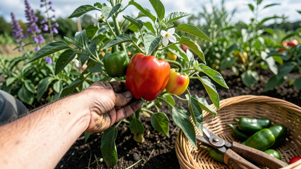 When to Pick Bell Peppers From Garden: Color-Coded Ripeness Chart for Peak Flavor