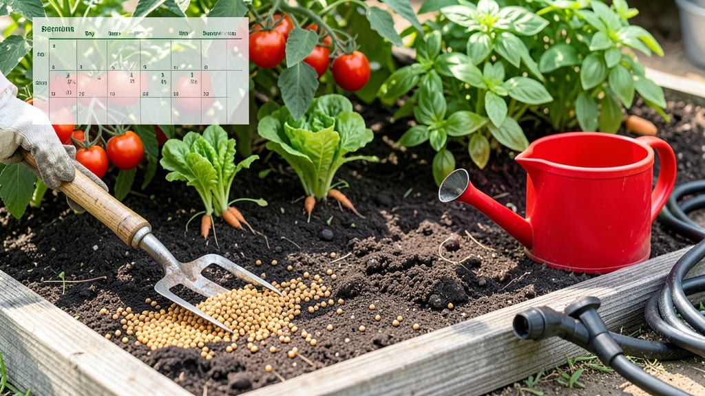 When Should I Fertilize My Garden: Seasonal Timeline by Plant Type for Peak Growth