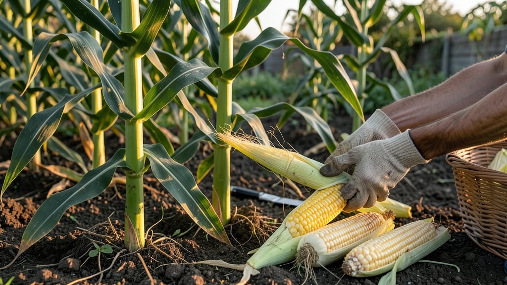 When to Pick Corn From Garden: The 3-Second Kernel Test for Peak Sweetness