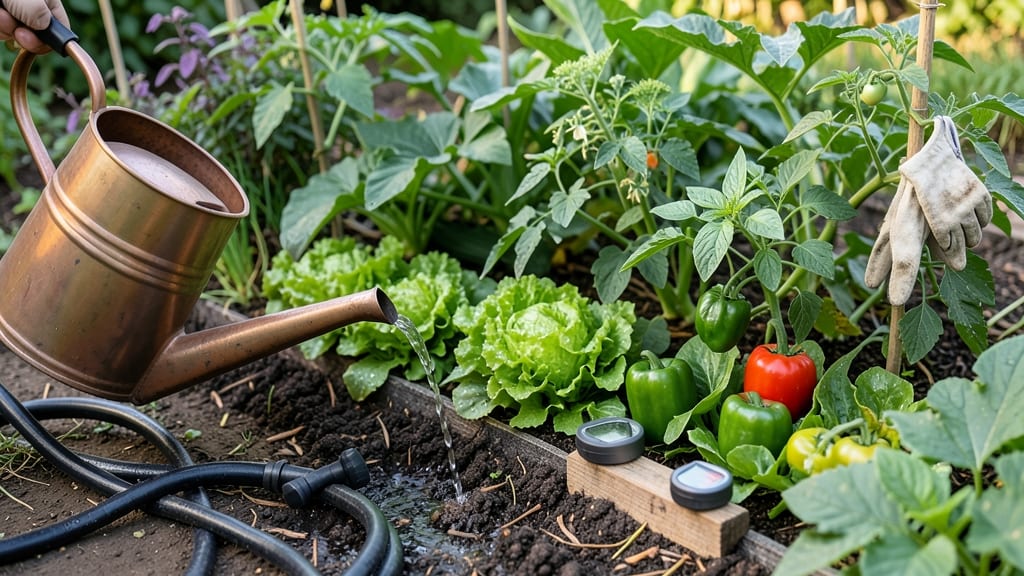 How Much to Water a Vegetable Garden: Soil-Moisture Tests That Save Plants