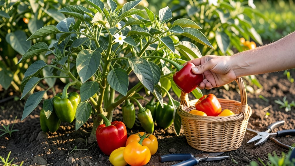 When to Pick Peppers From Garden: Color Shift & Size Check Guide