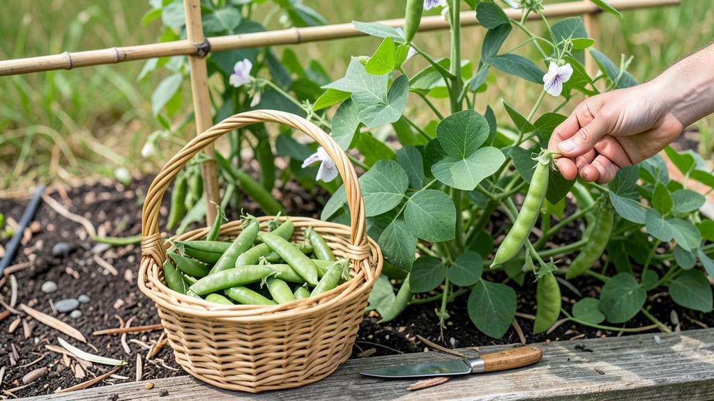 When to Pick Peas From Your Garden: 5 Visual Cues for Peak Sweetness