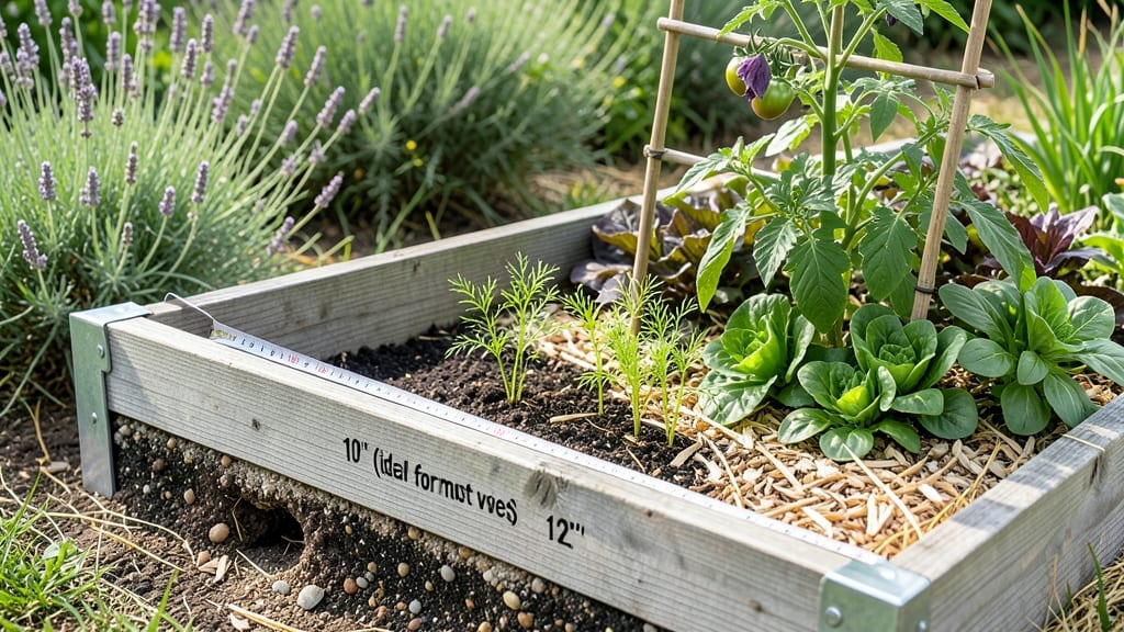 Raised Garden Bed Height: Optimal Dimensions for Root Space and Drainage