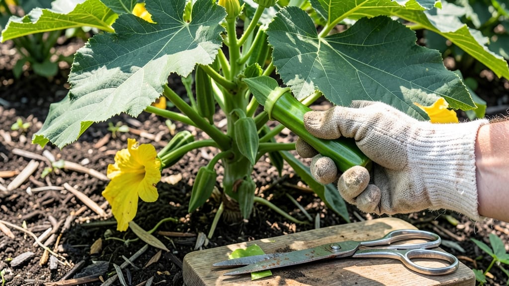 When to Pick Okra From the Garden: 3 Finger-Length Tricks for Peak Tenderness